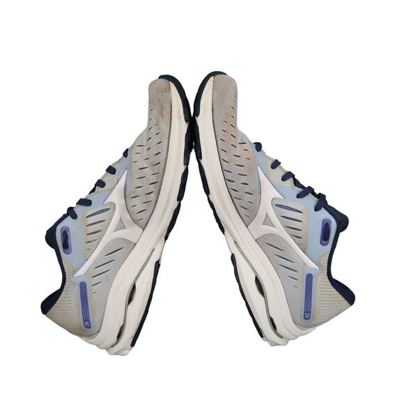 Mizuno Shoes Womens 10 Running Athletic Wave Rider 24 Trainers Comfort Active - Picture 10 of 15